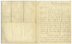 Zachary Taylor Letter Signed During the Mexican-American War -- Taylor Artfully Tells a Colonel That He Can't Move His Command to an Area Where There's Fighting